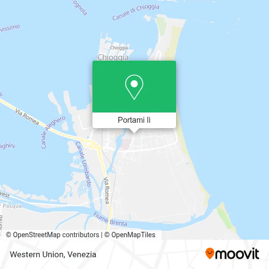 Mappa Western Union
