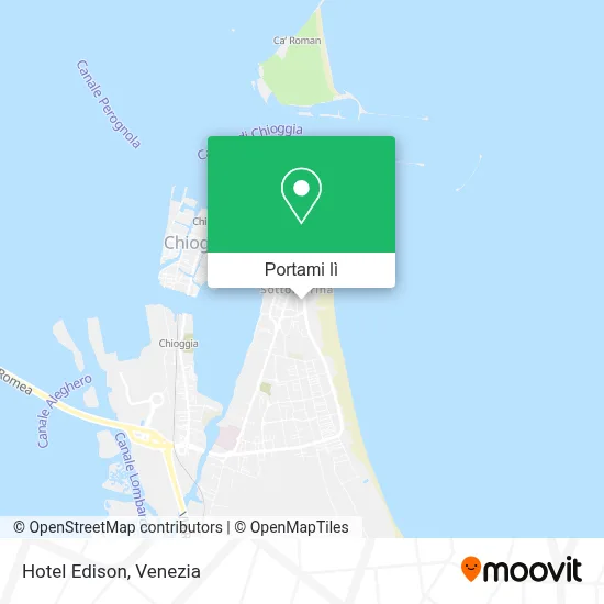 Mappa Hotel Edison