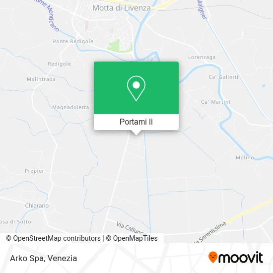 Mappa Arko Spa