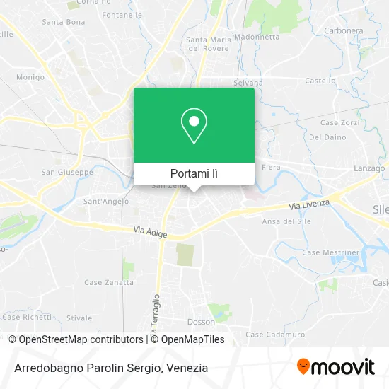 Mappa Arredobagno Parolin Sergio