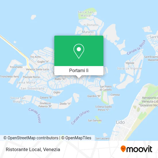 Mappa Ristorante Local
