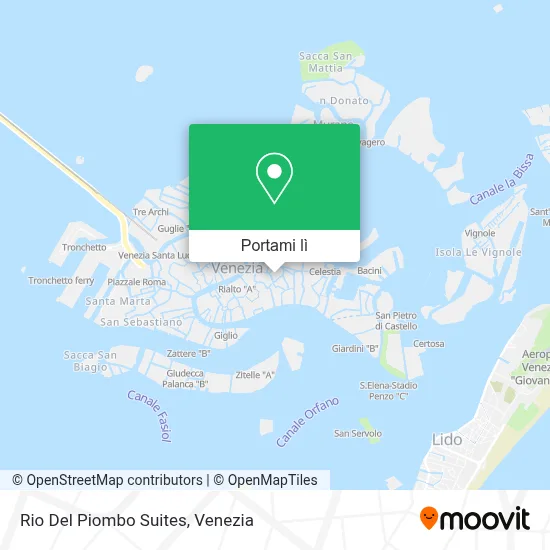 Mappa Rio Del Piombo Suites