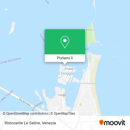 Mappa Ristorante Le Saline