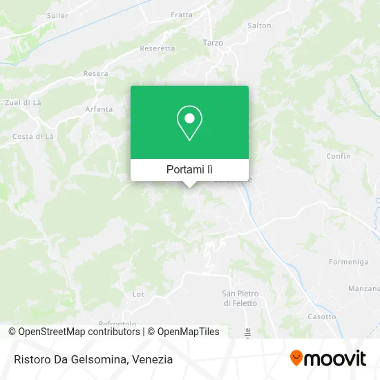 Mappa Ristoro Da Gelsomina