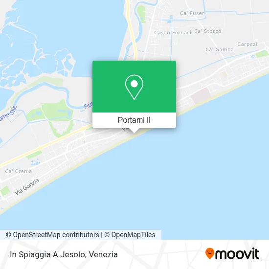 Mappa In Spiaggia A Jesolo