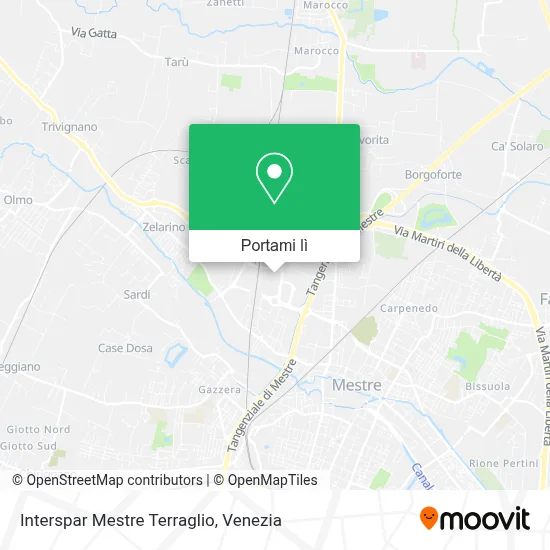 Mappa Interspar Mestre Terraglio