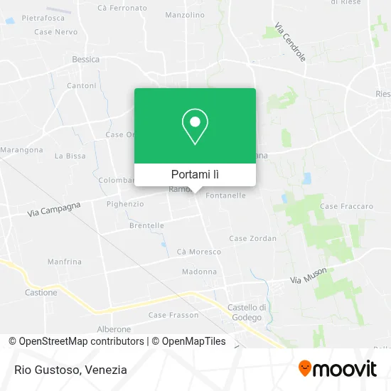 Mappa Rio Gustoso