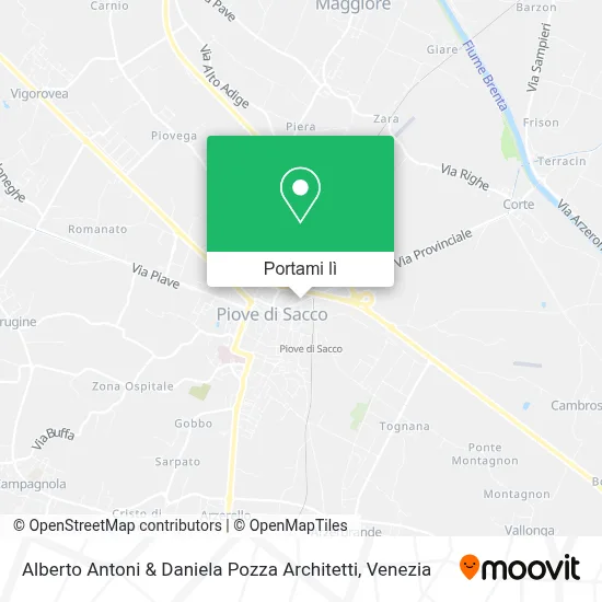 Mappa Alberto Antoni & Daniela Pozza Architetti