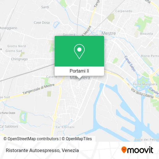 Mappa Ristorante Autoespresso