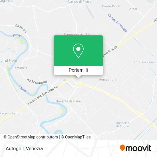 Mappa Autogrill