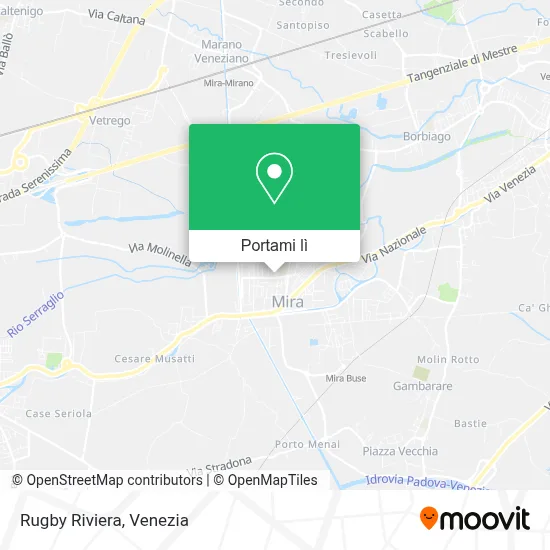 Mappa Rugby Riviera
