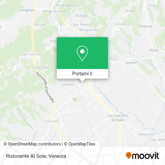 Mappa Ristorante Al Sole