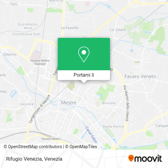 Mappa Rifugio Venezia