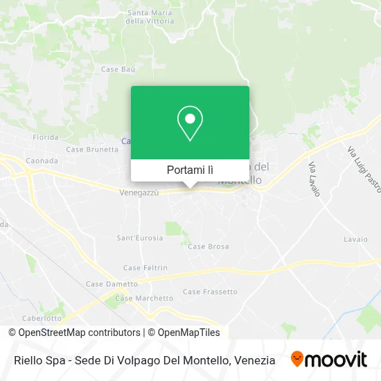 Mappa Riello Spa - Sede Di Volpago Del Montello