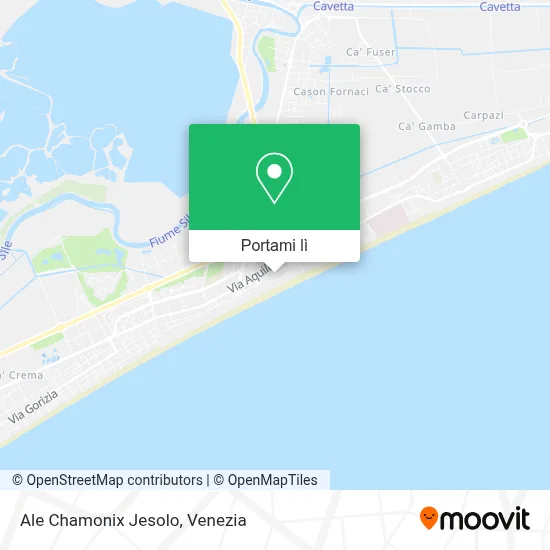 Mappa Ale Chamonix Jesolo