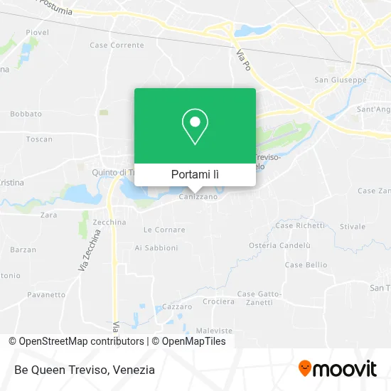 Mappa Be Queen Treviso