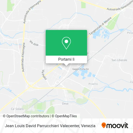 Mappa Jean Louis David Parrucchieri Valecenter