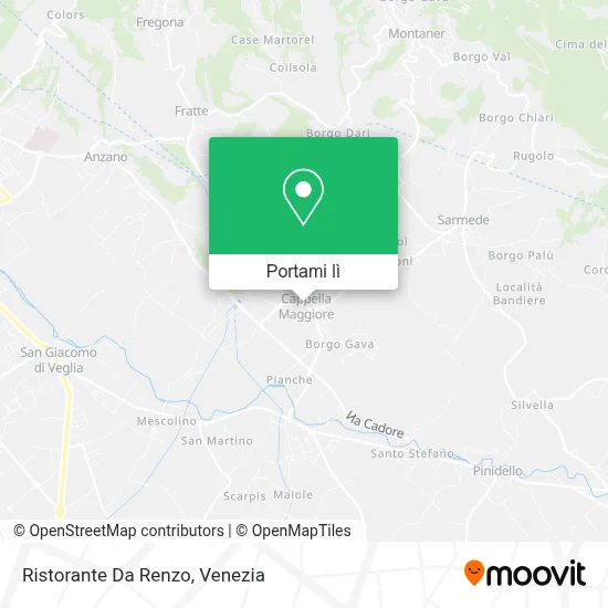 Mappa Ristorante Da Renzo