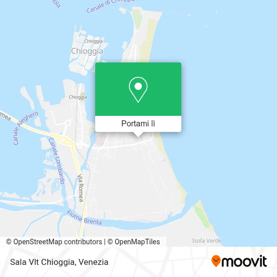 Mappa Sala Vlt Chioggia