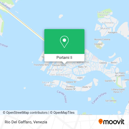 Mappa Rio Del Gaffaro