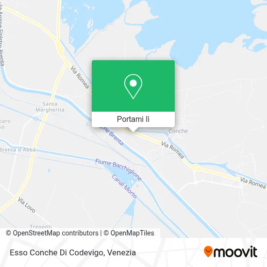 Mappa Esso Conche Di Codevigo