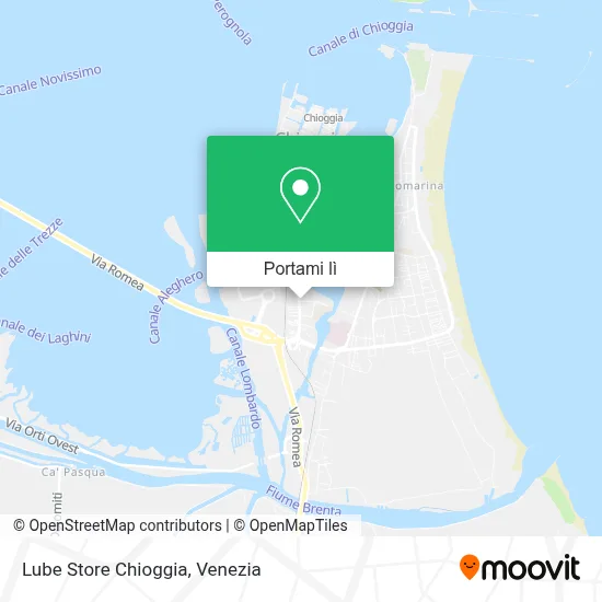Mappa Lube Store Chioggia