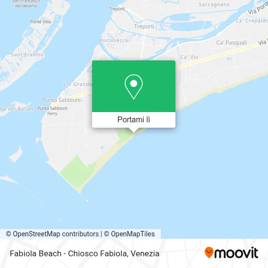 Mappa Fabiola Beach - Chiosco Fabiola