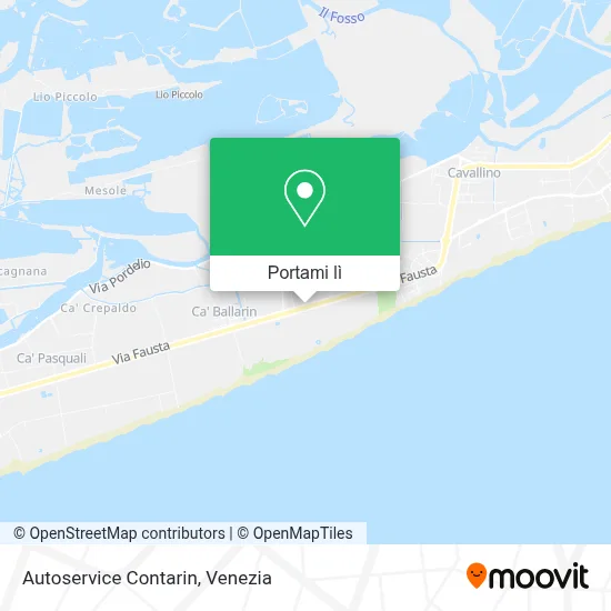 Mappa Autoservice Contarin