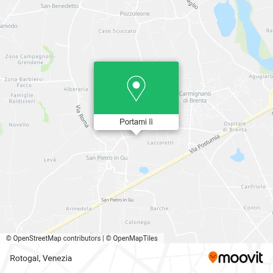 Mappa Rotogal