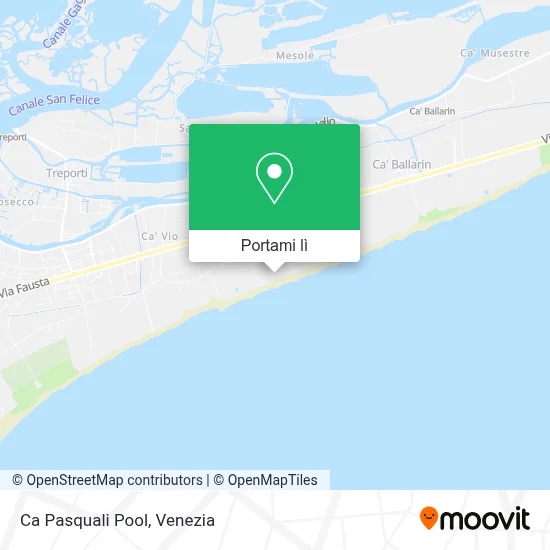 Mappa Ca Pasquali Pool