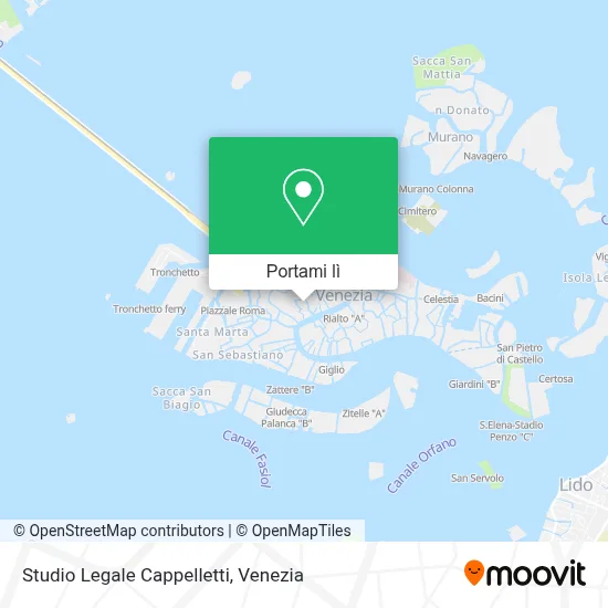 Mappa Studio Legale Cappelletti