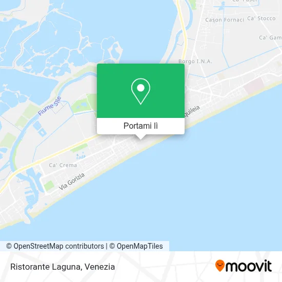 Mappa Ristorante Laguna