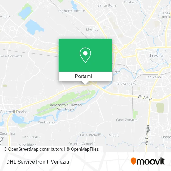 Mappa DHL Service Point