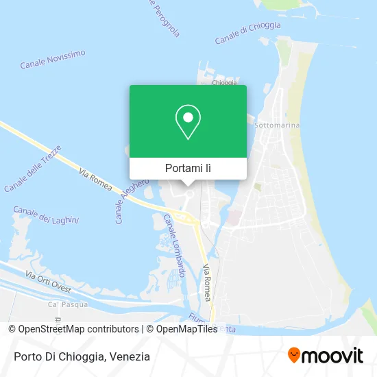 Mappa Porto Di Chioggia
