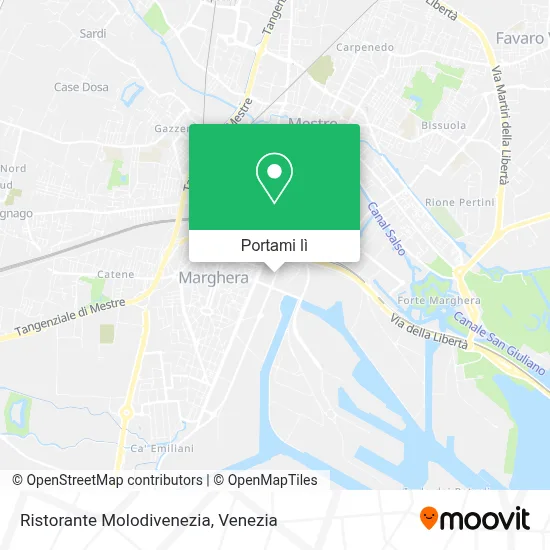Mappa Ristorante Molodivenezia