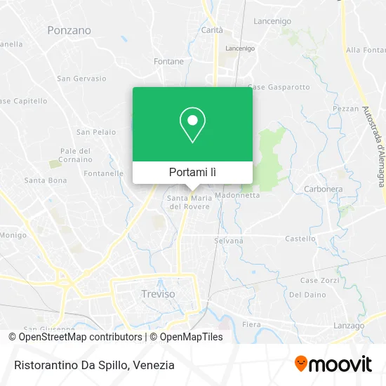 Mappa Ristorantino Da Spillo