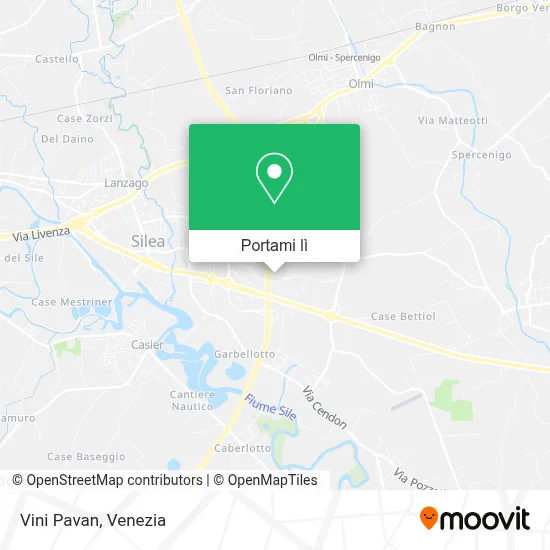 Mappa Vini Pavan