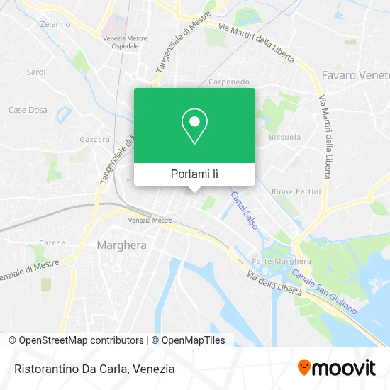 Mappa Ristorantino Da Carla