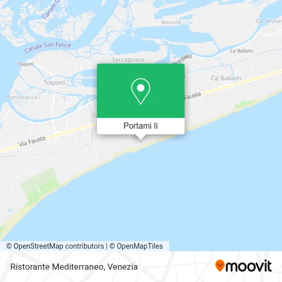 Mappa Ristorante Mediterraneo