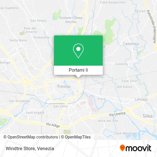 Mappa Windtre Store