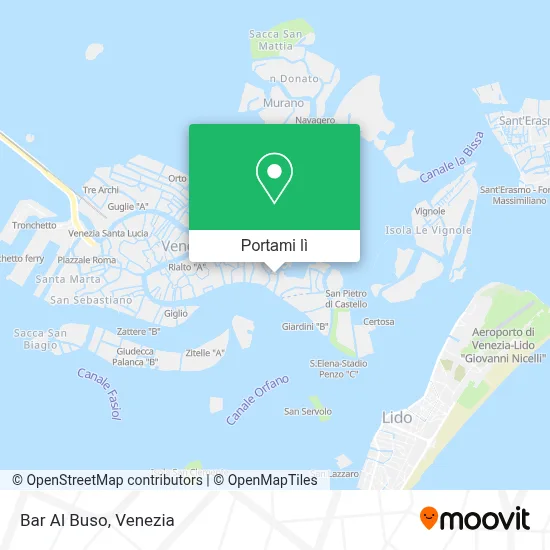 Mappa Bar Al Buso