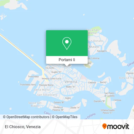 Mappa El Chiosco