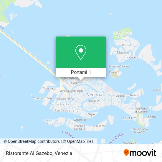 Mappa Ristorante Al Gazebo