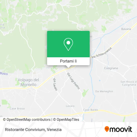 Mappa Ristorante Convivium
