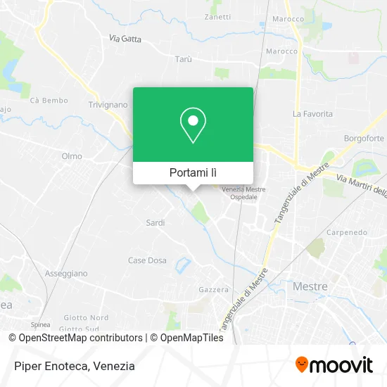 Mappa Piper Enoteca