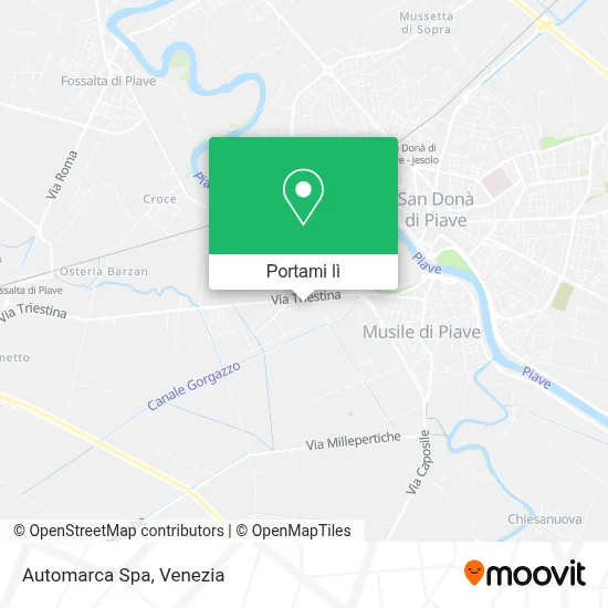 Mappa Automarca Spa