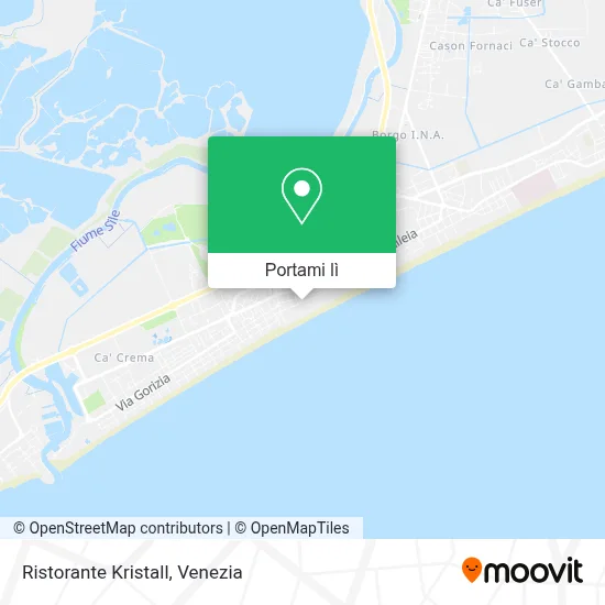 Mappa Ristorante Kristall