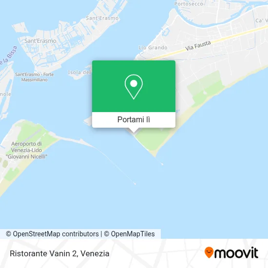 Mappa Ristorante Vanin 2
