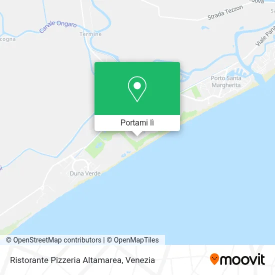 Mappa Ristorante Pizzeria Altamarea
