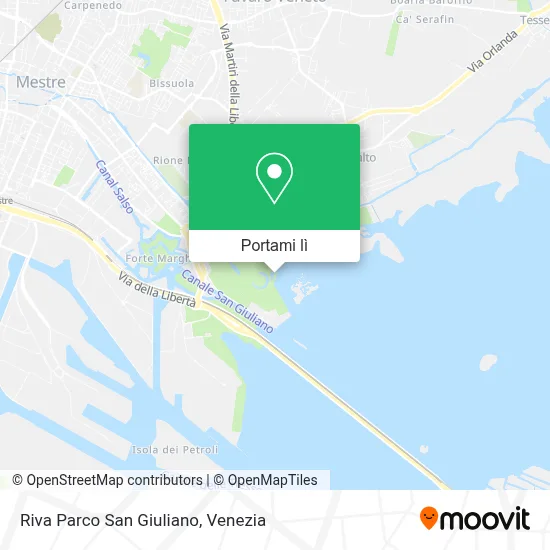 Mappa Riva Parco San Giuliano